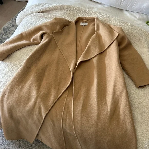 Reiss blended wool belt coat. - Picture 8 of 8